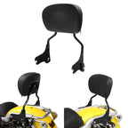 Black Passenger Backrest Pad for Harley Electra Glide (1997–2008)