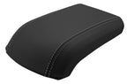 Leather Console Lid Armrest Cover for Ford Escape (2013–2016) Gray Stitch