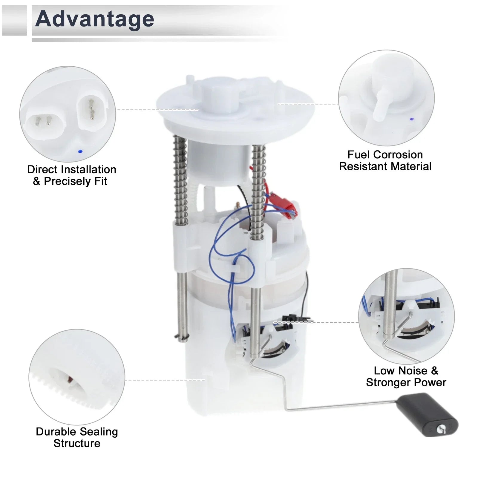 Fuel Pump Assembly for BMW X5 E70 (2007-2010) 3.0L L6