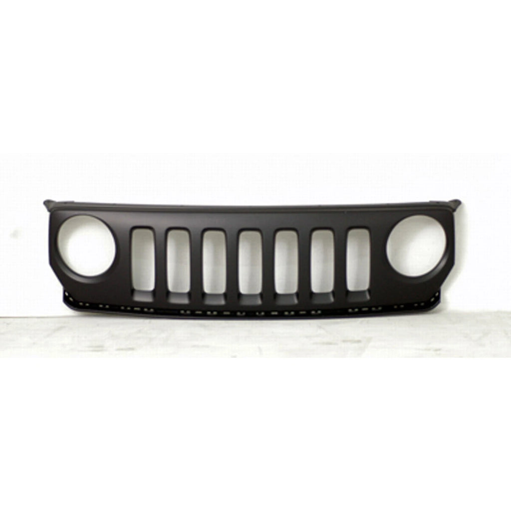 Replacement Black Ready to Paint Plastic Front Grille For 2011-2017 Jeep Patriot