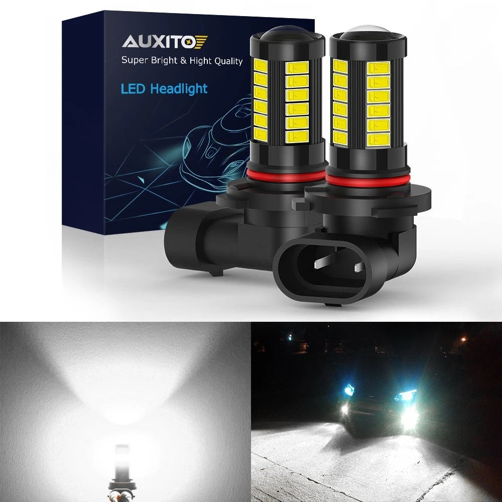 2X LED Front Fog Light Bulbs