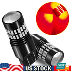 2X Red Flash Strobe 7443 7440 LED Brake Stop Light for Toyota Corolla (2009–2019)