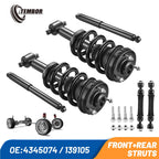 Struts, Shocks & Sway Bar Front & Rear for Chevy GMC Silverado Sierra (1999–2017)