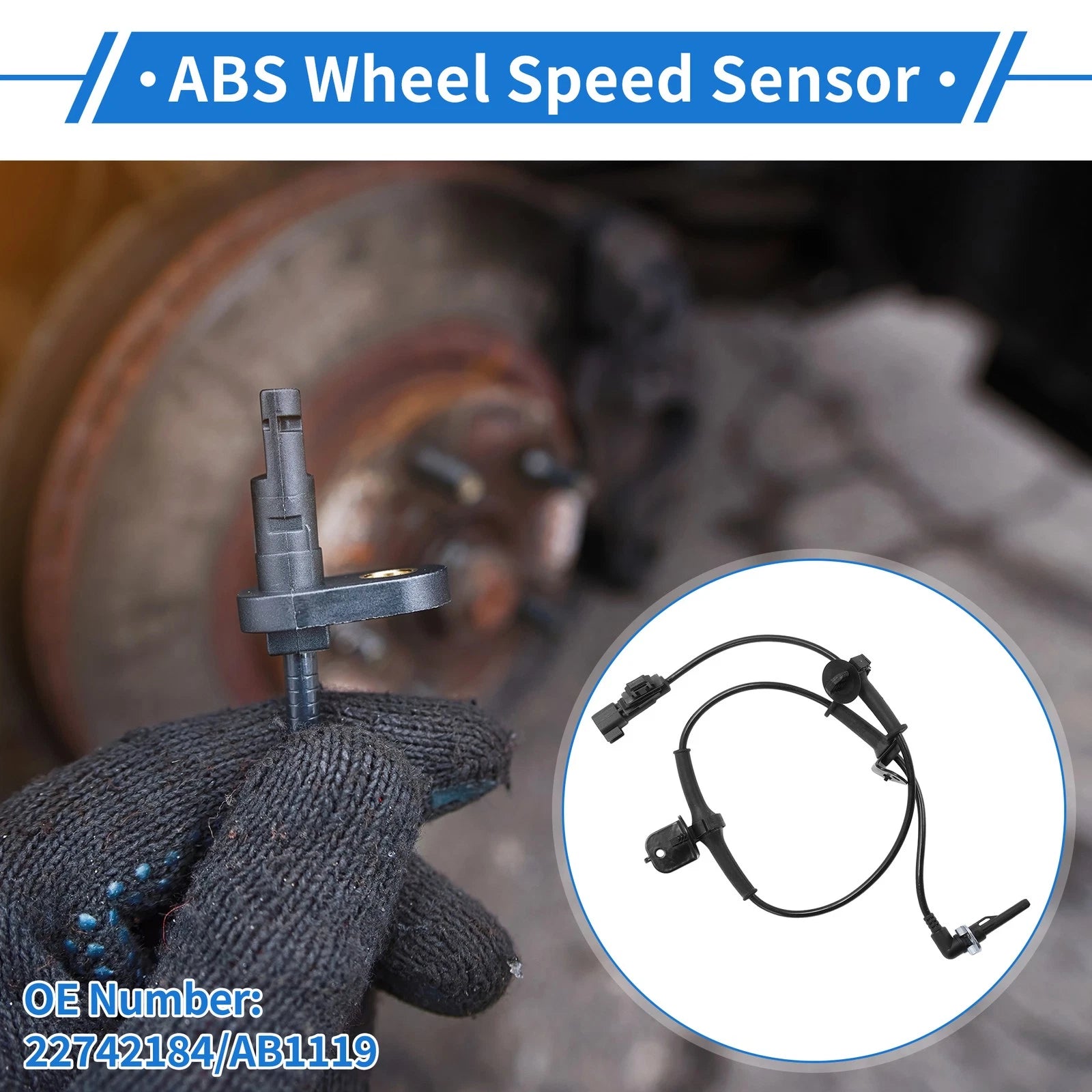 ABS Wheel Speed Sensor for Chevrolet Corvette (No. 22742184/AB1119)