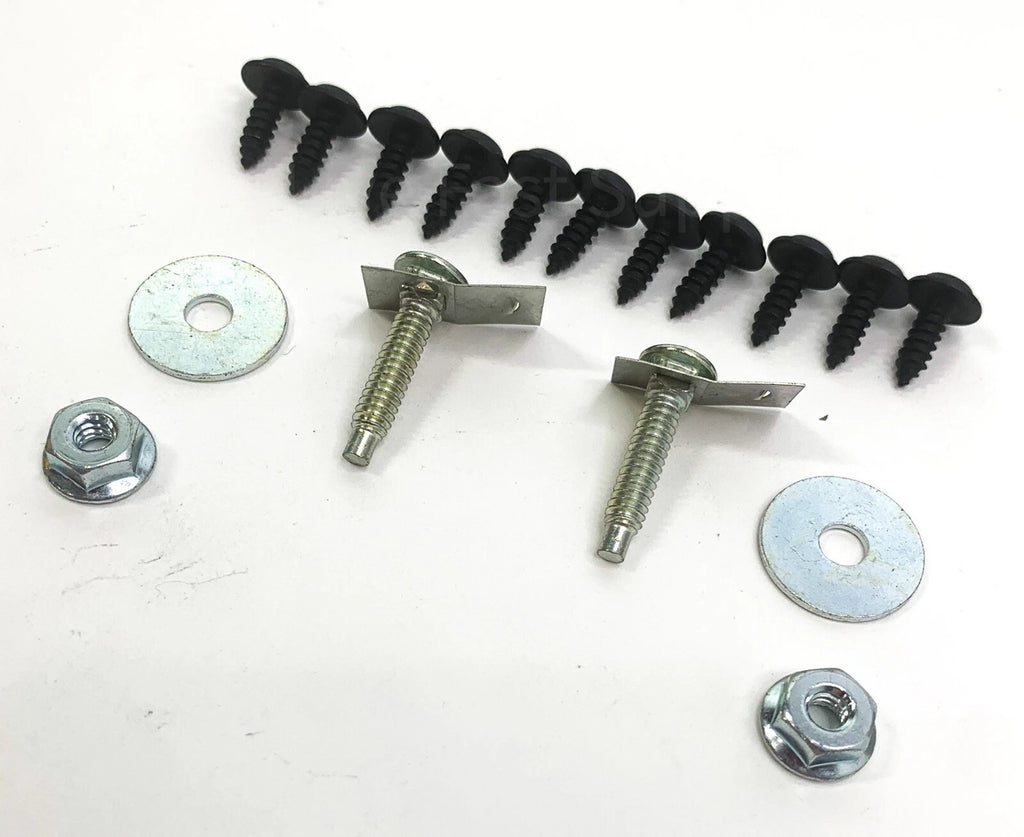 Rear Valance Mounting Hardware Kit Round Screws Nuts for 1965-1966 Ford Mustang