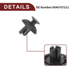 Set of 25 Front Fender Skirt Clips for Toyota 4Runner (2010–2020) & Avalon
