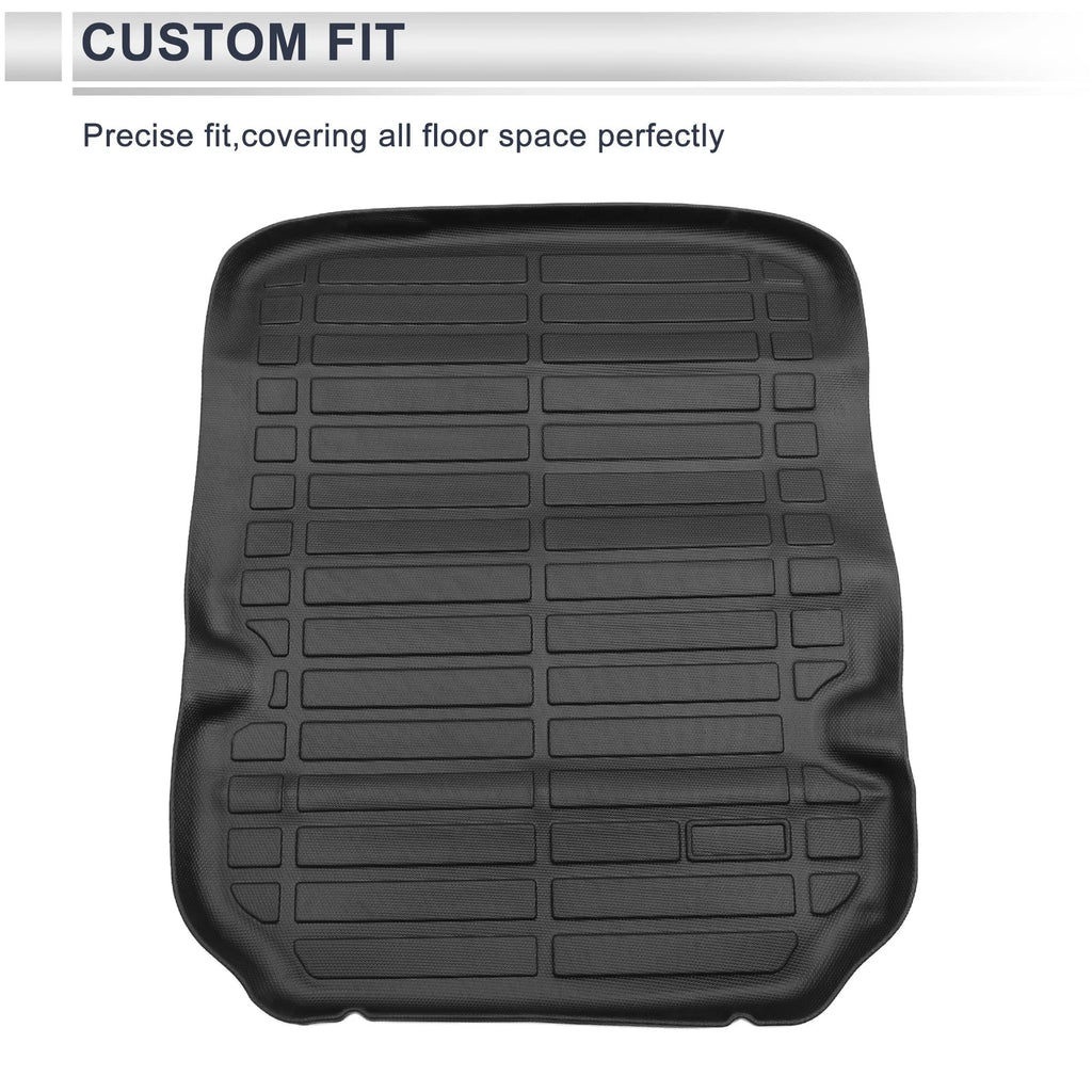 Cargo Liner Rear Trunk Mat for Chevrolet Camaro (2016–2024) TPE Long Grid Pattern