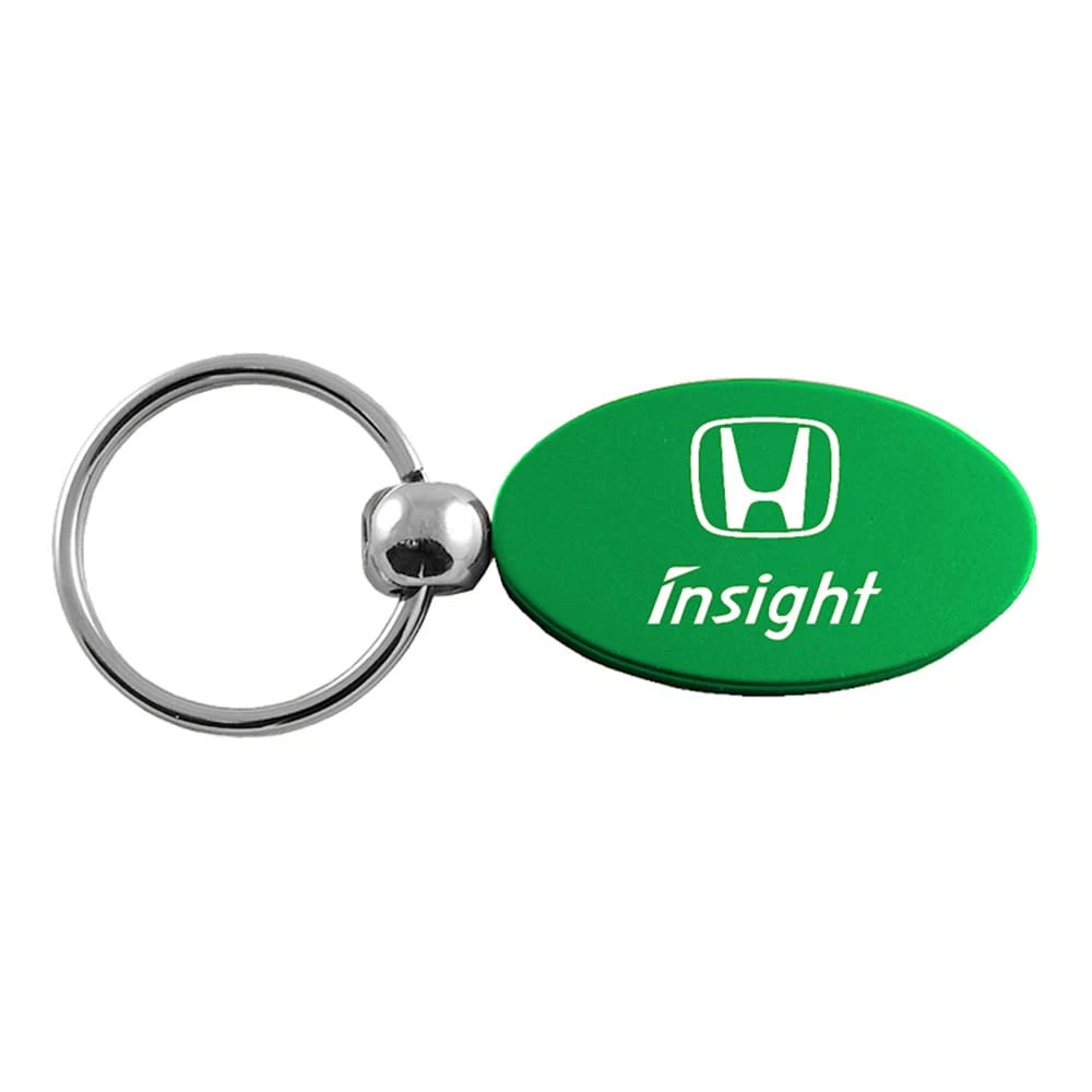 Green Oval Keychain KC1340.INS.GRN - Officially Licensed for Honda Insight