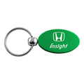 Green Oval Keychain KC1340.INS.GRN - Officially Licensed for Honda Insight
