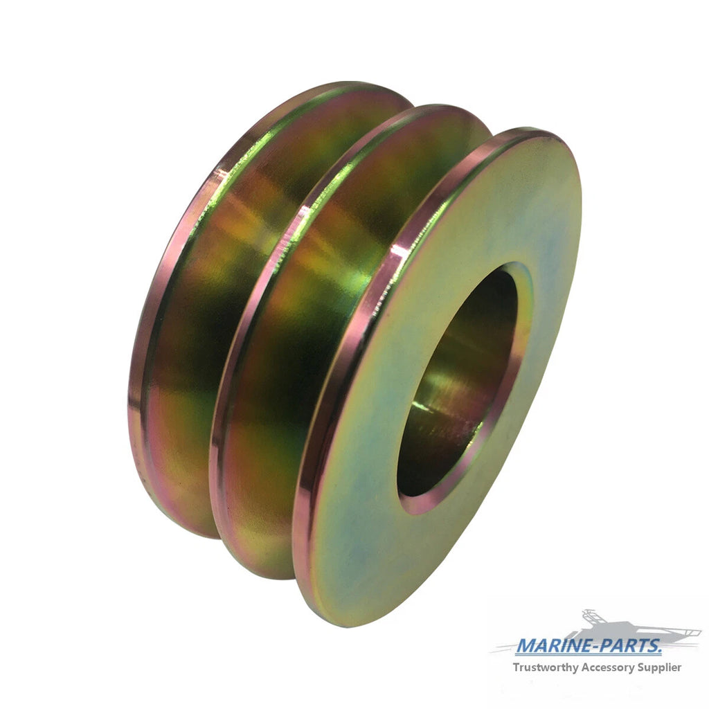 Double Alternator Pulley for Volvo Penta AD31 AD41 AQAD30 AQAD40 AQD40 (No Year)