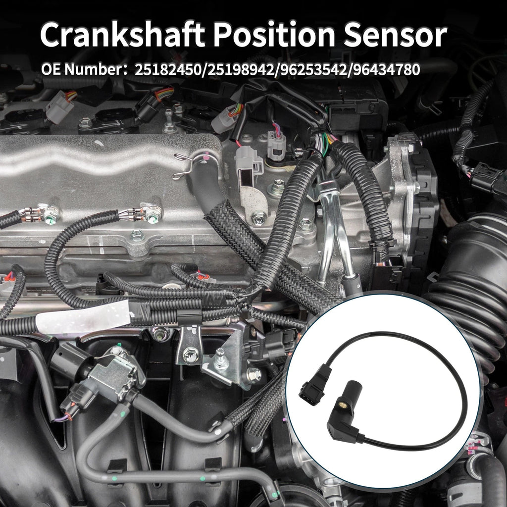Crankshaft Position Sensor for Chevrolet Aveo 1.6 (2004–2006) No. 25182450