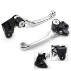 Silver Pivot Brake Clutch Levers for Honda CRF125R/150R/250R/450R (1997–2021)