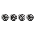 4X Billet Aluminum Head Bolt Cover Cap for Triumph T120 Thruxton Scrambler (2016–2023)