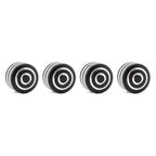 4X Billet Aluminum Head Bolt Cover Cap for Triumph T120 Thruxton Scrambler (2016–2023)