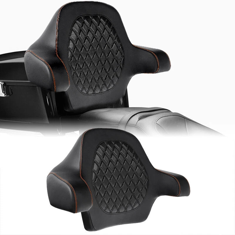 King Size Passenger Backrest Pad for Harley Touring Street Glide (2014–2025)