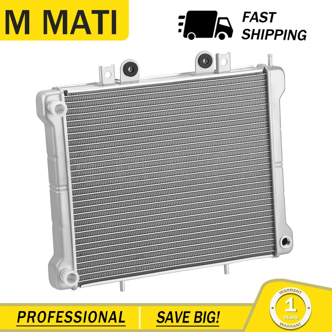 Aluminum Radiator for Polaris Sportsman 600 700 (2002–2006) 1240103 1240203