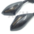 Carbon Turn Signal Mirrors w/ Smoke Lens for Honda CBR600 (F1-F4i)
