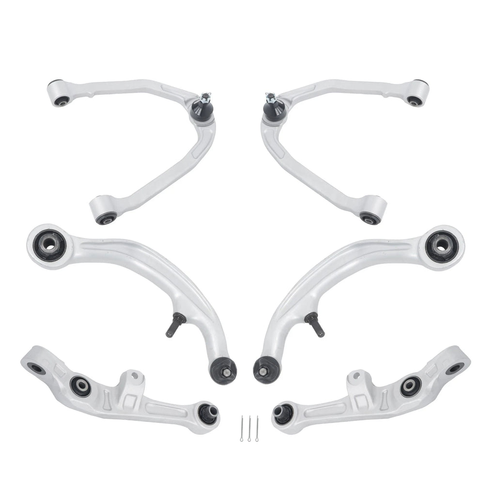 Set of 6 Control Arms with Ball Joints for Nissan 350Z Infiniti G35 (2003–2009)