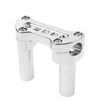4" Chrome Handlebar Riser 1" Top Clamp for Harley Road Glide Softail (2001-2023)