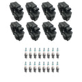 Set of 8 Ignition Coils & 16 Denso Iridium Spark Plugs for SLK55 AMG (2005–2009)