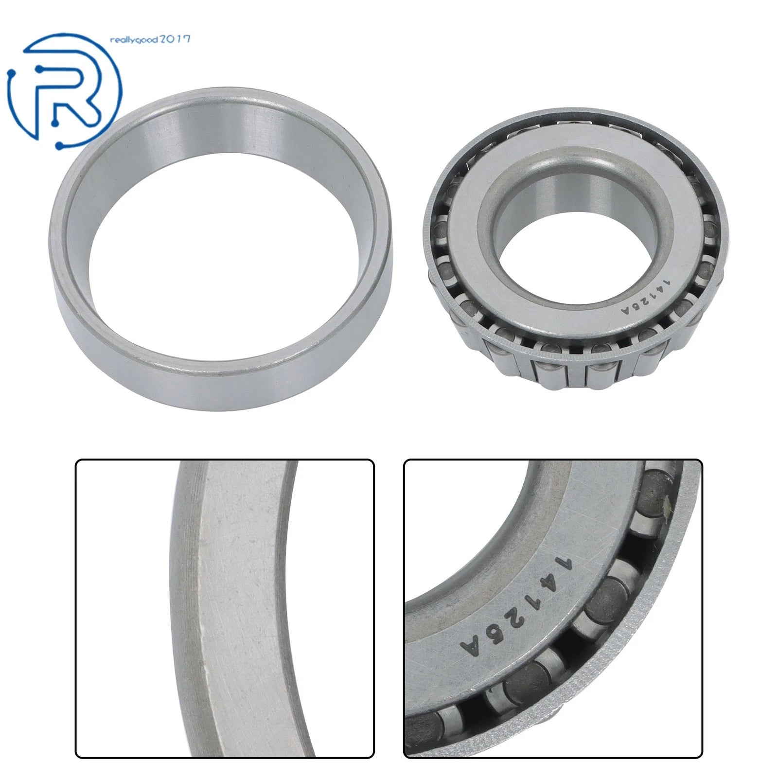 Pack of 4 Trailer Bearing Kit 25580 14125A for 5200-7000 lbs Axle (1.25"-1.75")