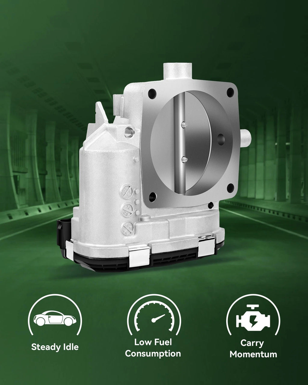 Throttle Body for Mercedes-Benz CLK430 CLK500 CLS500 E350 E430 E500 ML350 SLK280 (1998–2009)