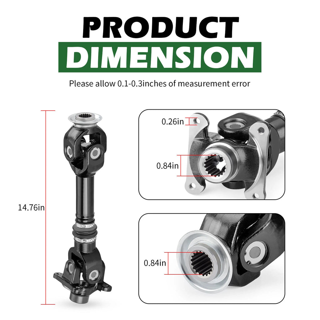 Rear Propeller Drive Shaft for Can-Am Renegade 800 4X4 EFI (2007–2008)
