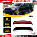 2X Smoked Amber LED Front Side Marker Lights for Dodge Durango (2021–2025)