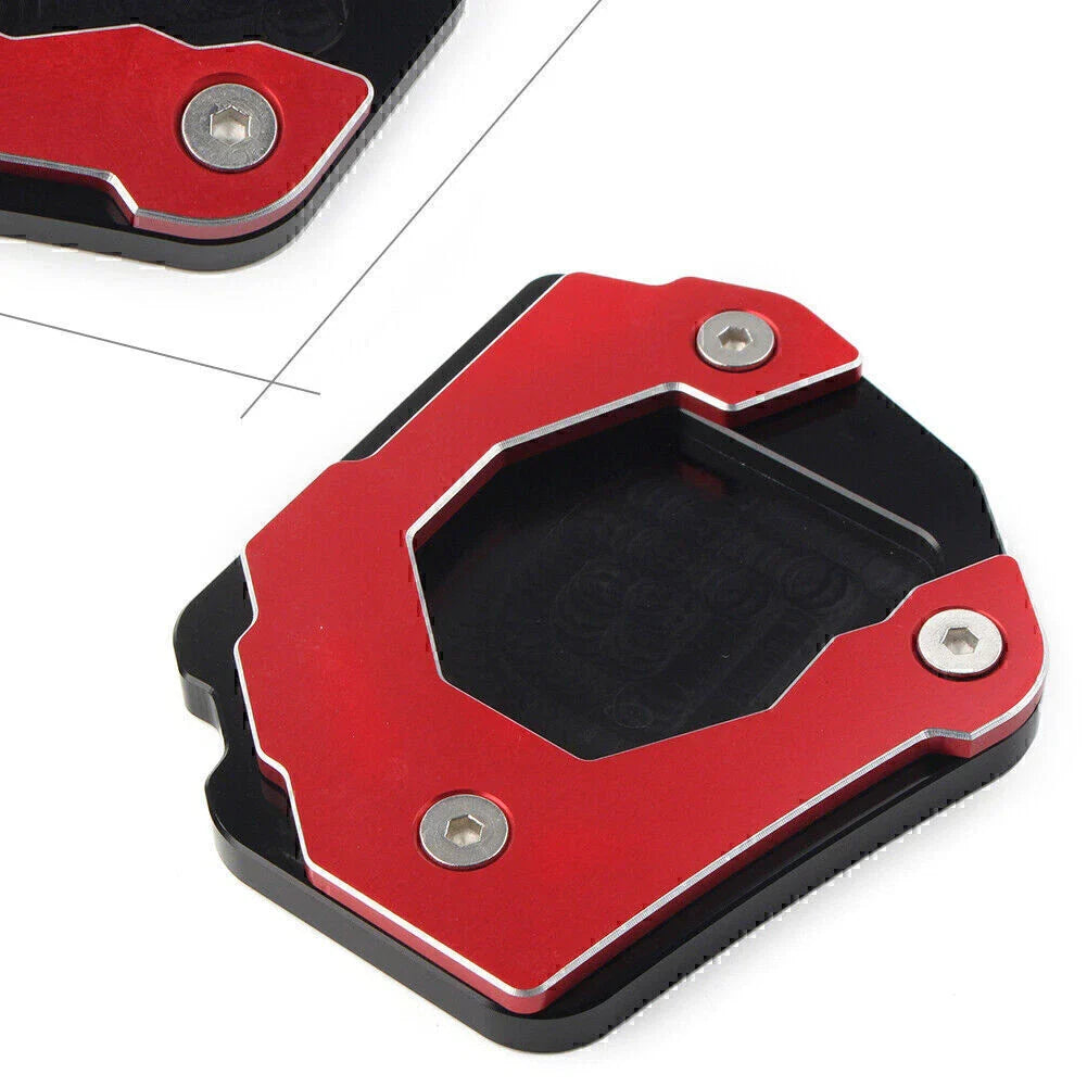CNC Red Kickstand Foot Extension Pad for BMW F800 GS/ADV (2015-2017)