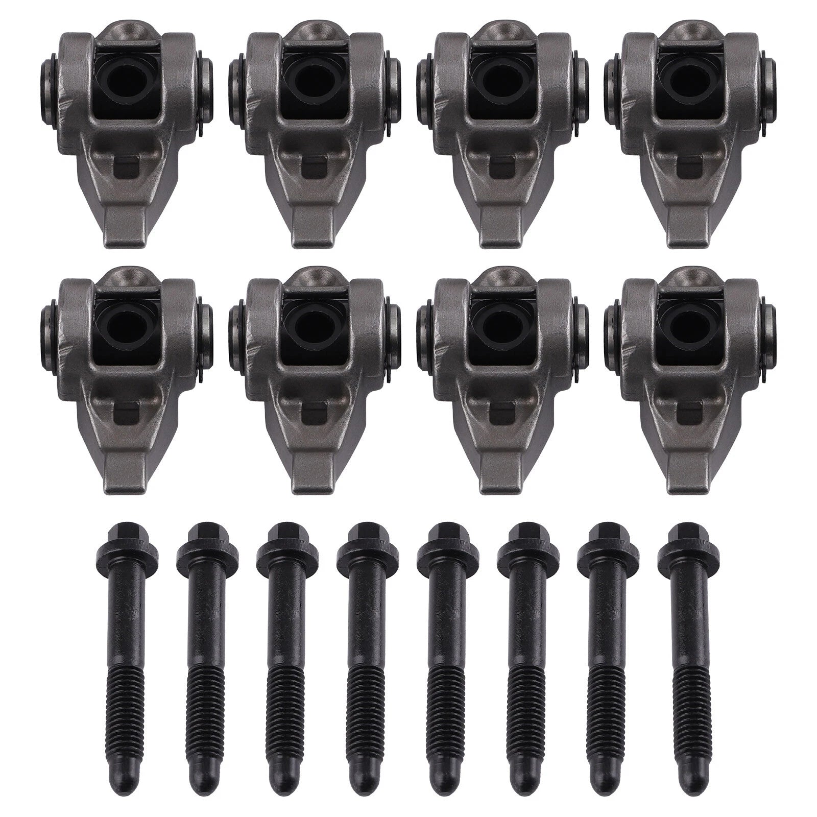 Set of 8 Rocker Arms and Trunion Kit for LS1 4.8 5.3 5.7 6.0 (1997–2009)
