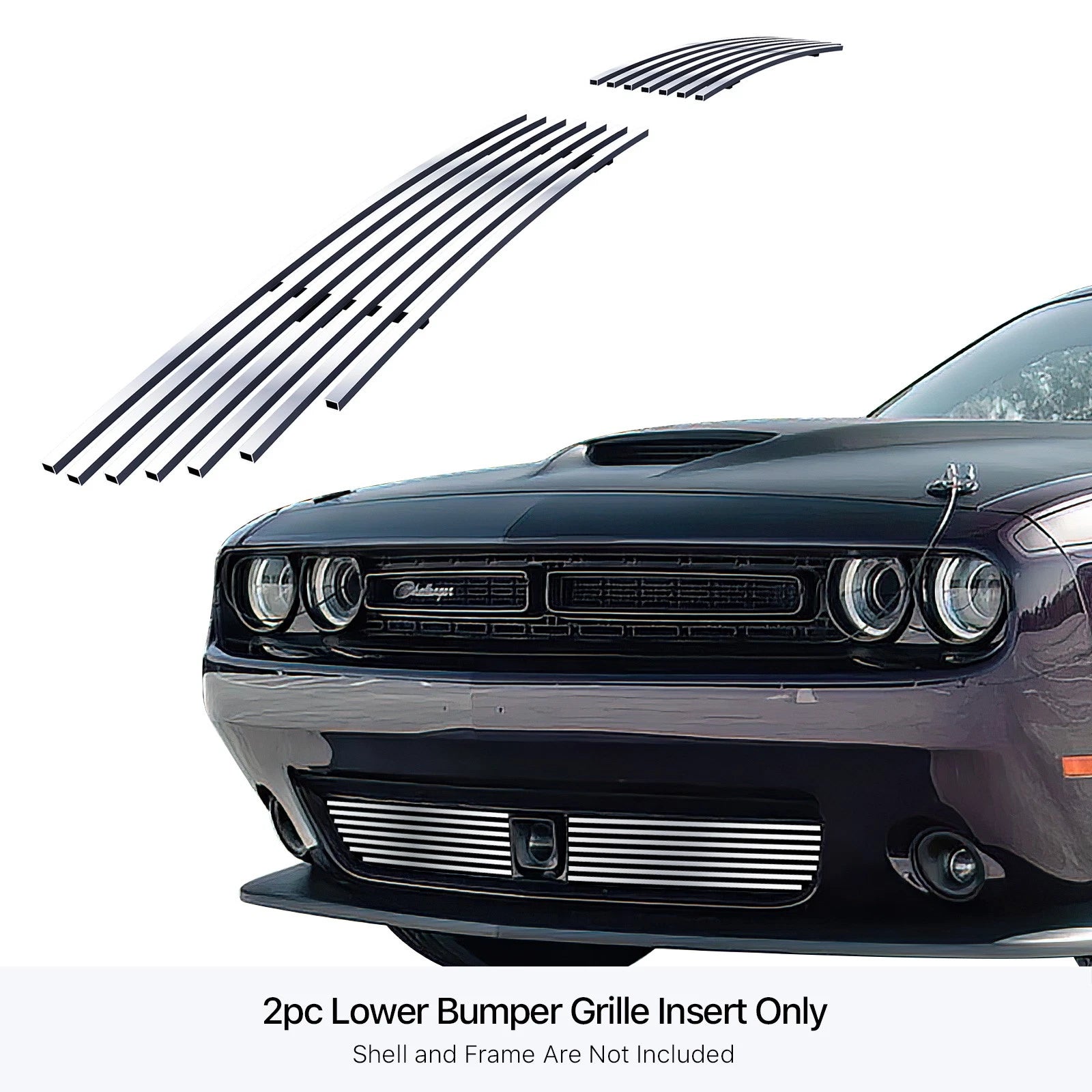 Stainless Chrome Billet Grille for Dodge Challenger (2015-2023)