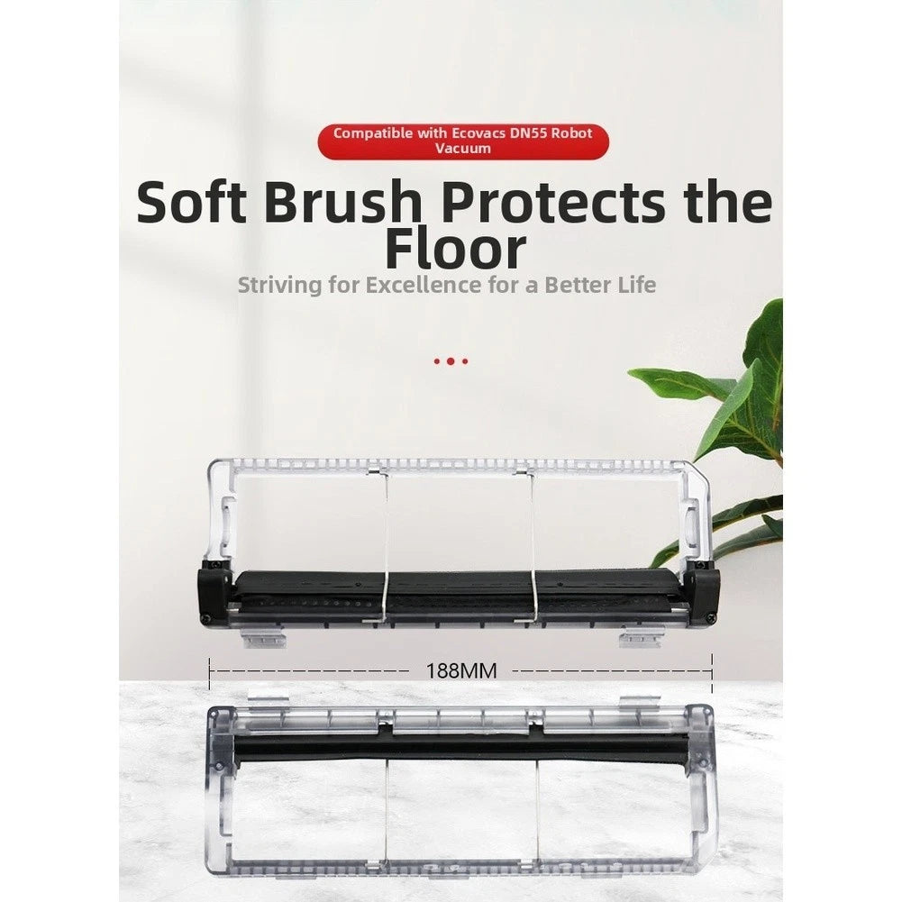 Main Brush Protector Cover for Robot Vacuum Cleaner DN55 DN520 DN33 (N/A)