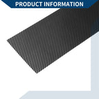 Set of 4 Car Pillar Window Trim Covers for Ford F-150 (2004–2014) Black Carbon Fiber