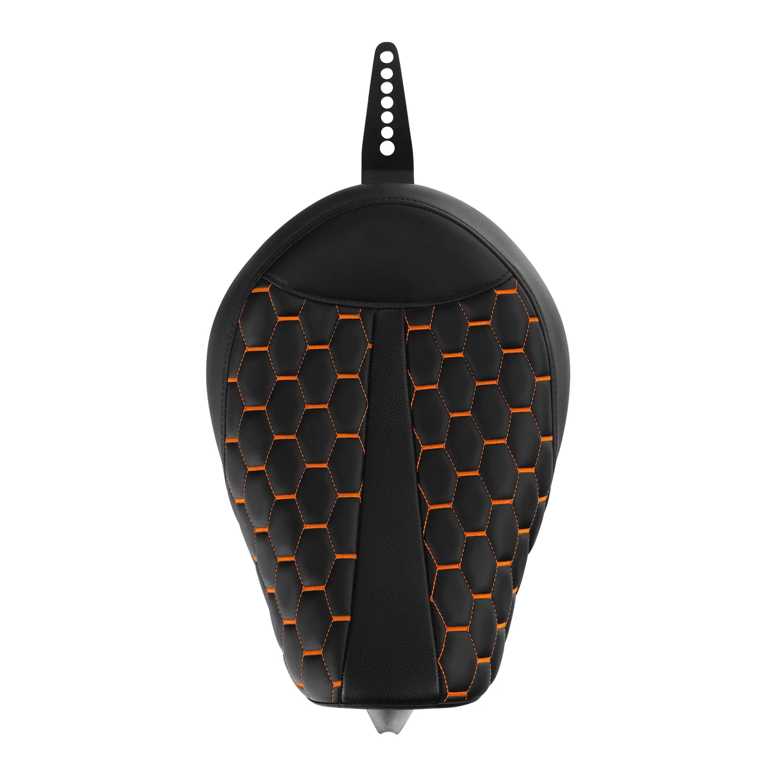 Driver Solo Seat for Harley Sportster XL883/1200 (2010–2022) Black/Orange