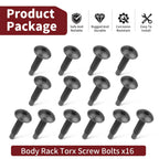 16Pcs Body Rack Torx Screw Bolts for Polaris RZR 570 (2012–2022) 7517685
