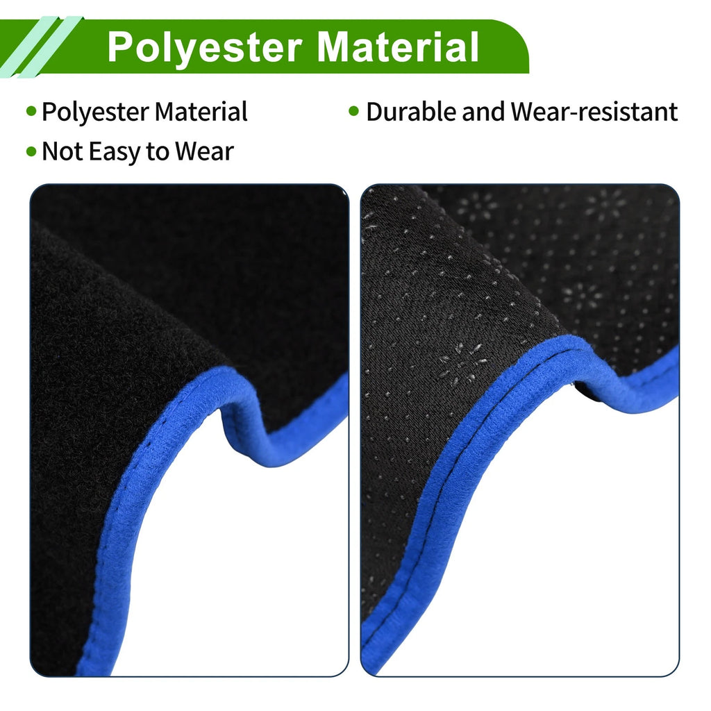 Dashboard Cover for Lexus IS 30 Series (2013–2023) Black Blue 1 Pc