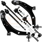 8PCS Front Lower Control Arms Sway Bars Tie Rods for Nissan Sentra
