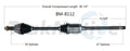 CV Axle Shaft for SurTrack BM-8112 (2011–2015)