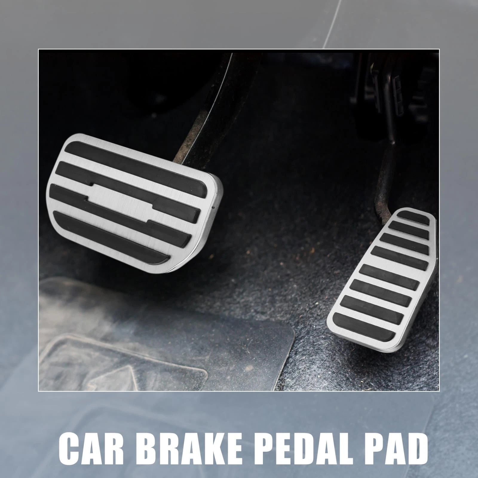 Foot Pads Accelerator Gas Brake Pedal Cover Kit for Suzuki Solio (2011–2015)