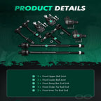 Set of 10 Ball Joints for Dodge Durango Dakota 2WD (2000–2004)