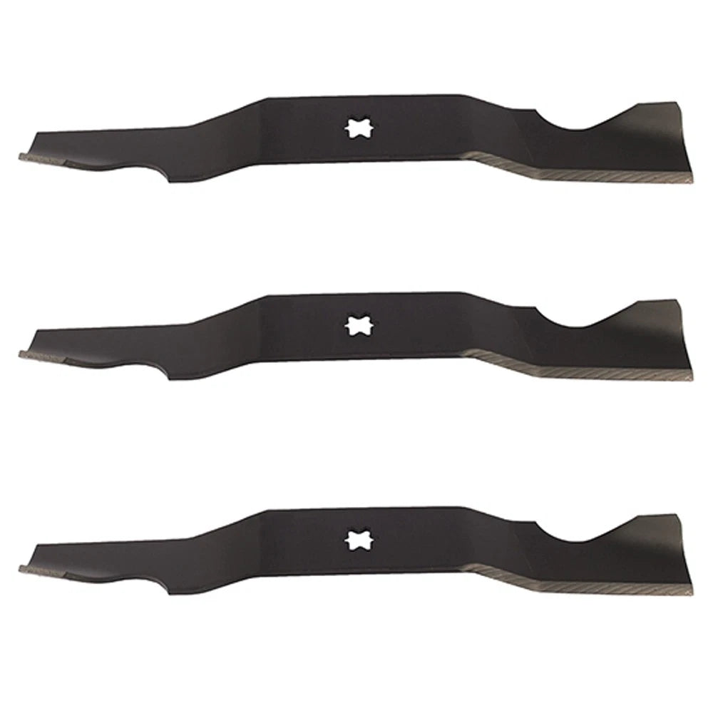 3 Lawn Mower Blades for MTD Cub Cadet RZT50 (50") 742-04053 954-04053
