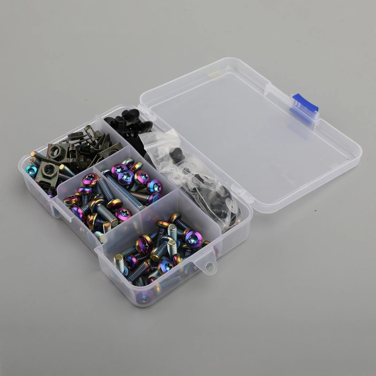 173PCS Fastener Clips Bolts Screw Kit for M5 M6 (Universal)