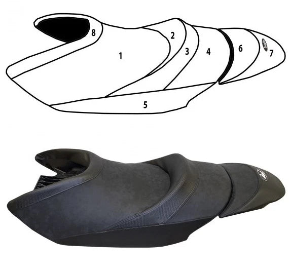 Seat Cover for Yamaha FZR (2012–2016) - Blacktip, SHO, SVHO