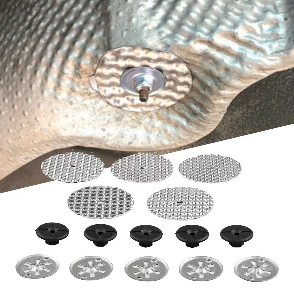 Heat Protection Plate Repair Kit for Vehicle Maintenance (15PCS)