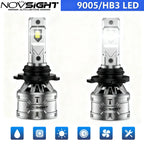 2X 9005 HB3 LED Headlight Bulbs for NOVSIGHT (6500K)