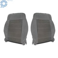 Upper Seat Back Covers for Jeep Wrangler (2007–2012) - Gray Knit Fabric