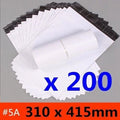200pcs Poly Satchel Courier Mailer Bags 310X415 mm Self-Seal
