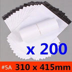 200pcs Poly Satchel Courier Mailer Bags 310X415 mm Self-Seal