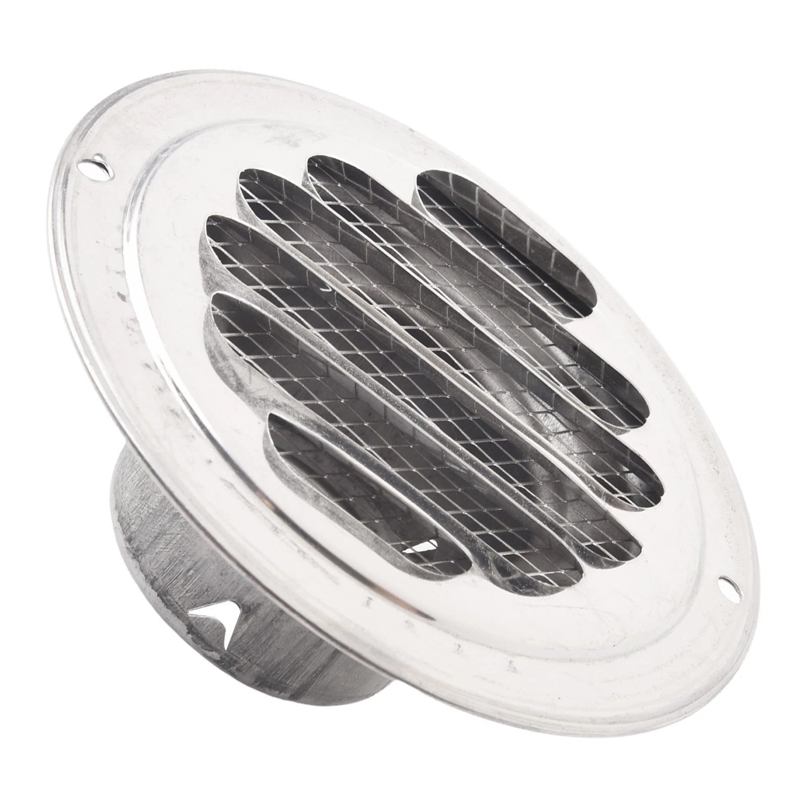 Round Wall Ventilation Grille for Various Applications (Stainless Steel)
