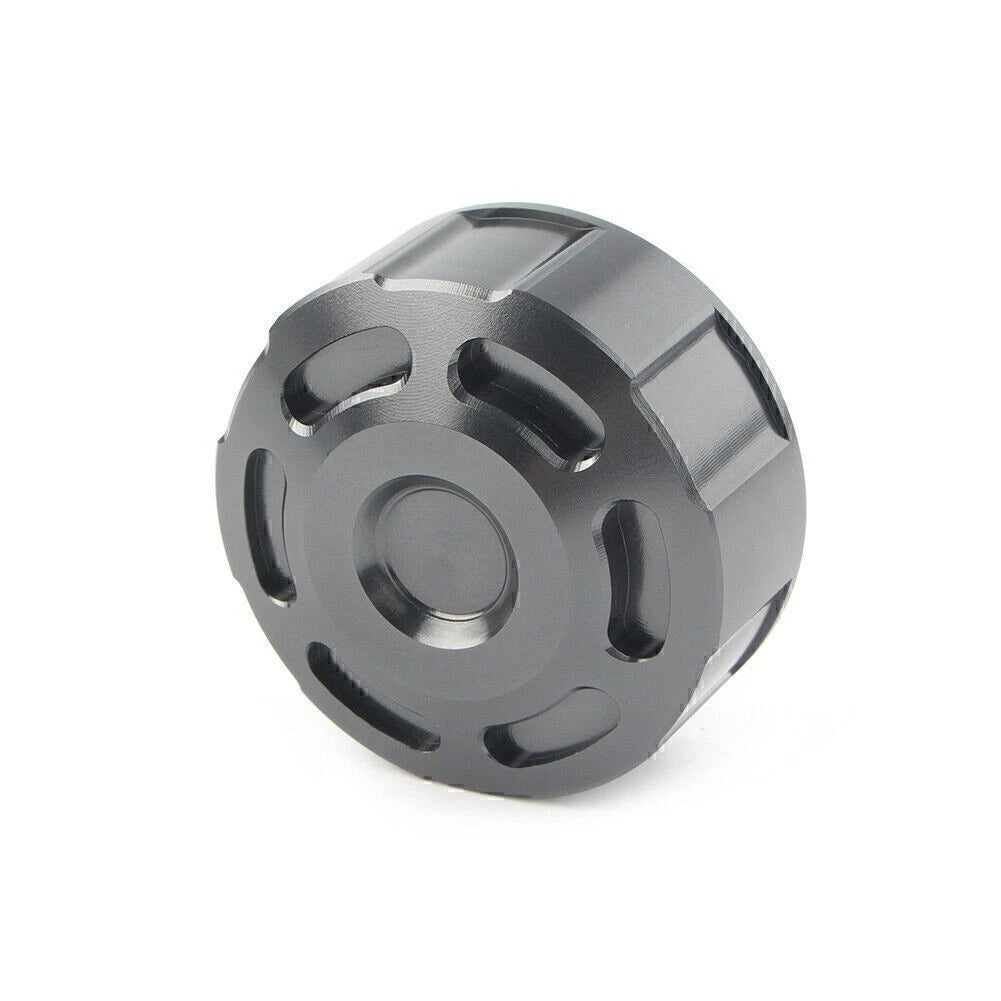 CNC Rear Brake Fluid Reservoir Cover Cap for Kawasaki Z800 Z1000 (2013–2016) Titanium